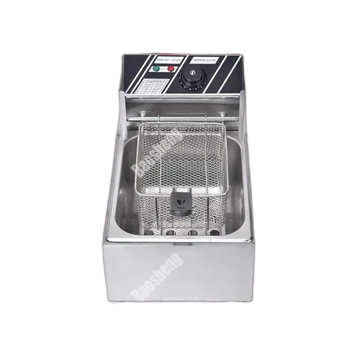 Electric Deep Fryer with 2 Frying Baskets for Restaurant