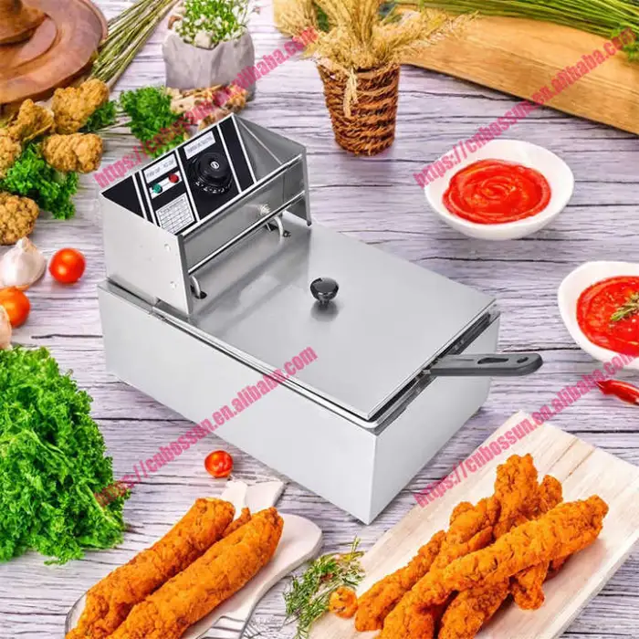 Electric Deep Fryer with 2 Frying Baskets for Restaurant