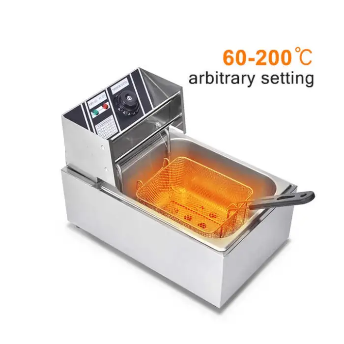 Electric Deep Fryer with 2 Frying Baskets for Restaurant
