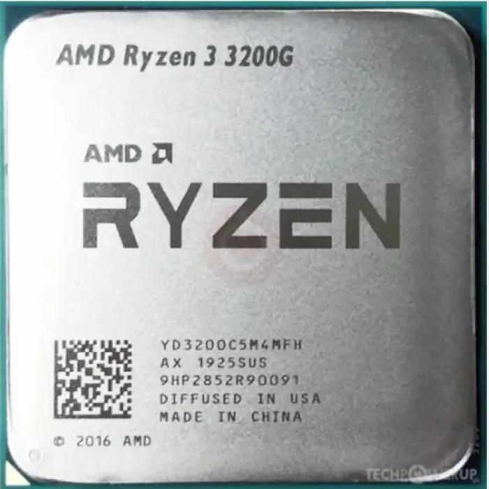 AMD Ryzen 3 3200G with RadeonVega 8 Graphics Desktop Processor 4 Cores up to 4GHz 6MB Cache Socket AM4