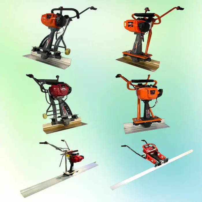 Road Construction Machinery Floor Leveling Machine Construction Surface Finishing Concrete Vibratory Screed with 1-6m Ruler