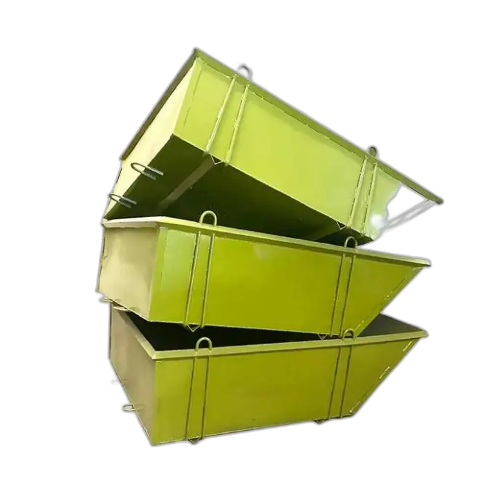 Construction Site square Hopper Ash Hopper for Hoisting Building Materials Brick Bucket square Tower Crane Hopper