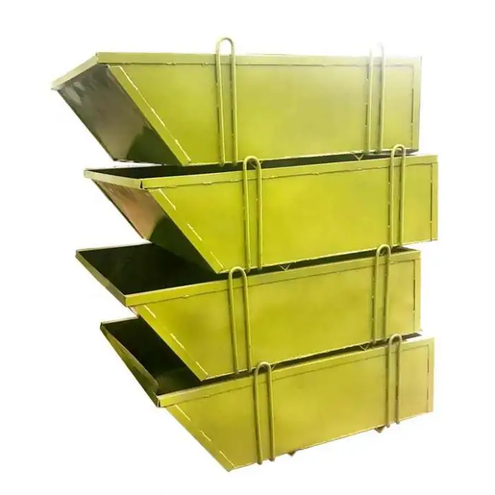 Construction Site square Hopper Ash Hopper for Hoisting Building Materials Brick Bucket square Tower Crane Hopper