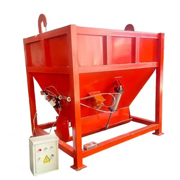 Construction Site square Hopper Ash Hopper for Hoisting Building Materials Brick Bucket square Tower Crane Hopper