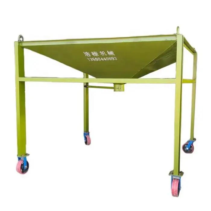 Construction Site square Hopper Ash Hopper for Hoisting Building Materials Brick Bucket square Tower Crane Hopper