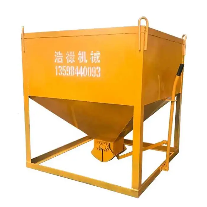 Construction Site square Hopper Ash Hopper for Hoisting Building Materials Brick Bucket square Tower Crane Hopper