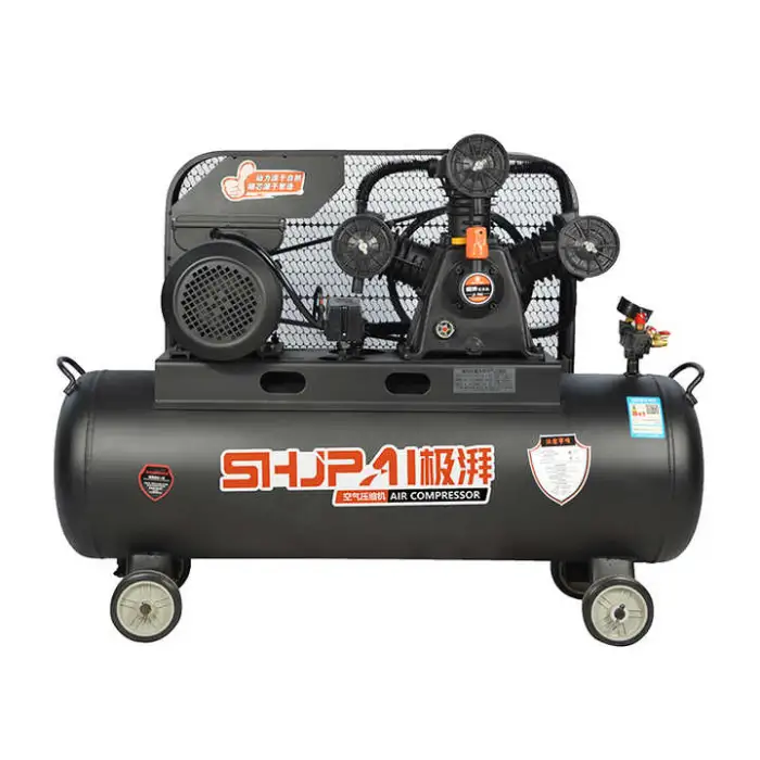 3KW Piston Style Industrial Belt Driven Air Compressor