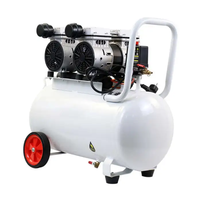 Portable 50L Tank Industrial Air Compressor 1.5HP 8bar Power  Generation Industrial Compressors