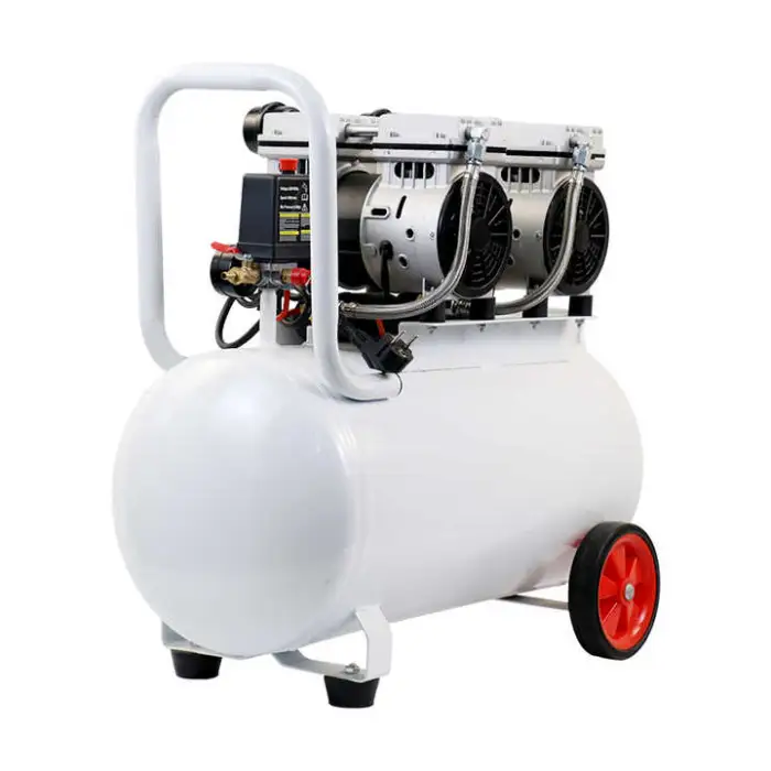 Portable 50L Tank Industrial Air Compressor 1.5HP 8bar Power  Generation Industrial Compressors