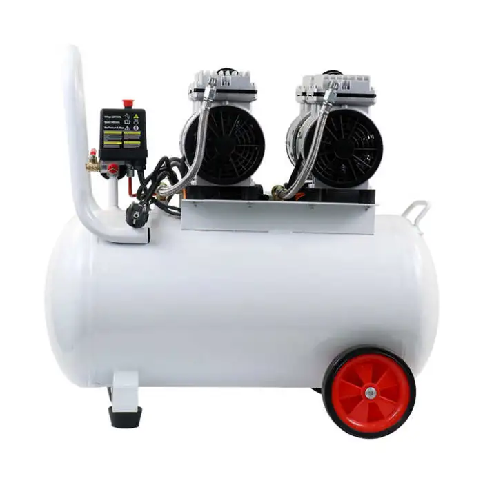 Portable 50L Tank Industrial Air Compressor 1.5HP 8bar Power  Generation Industrial Compressors