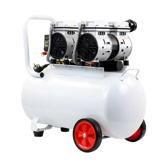 Portable 50L Tank Industrial Air Compressor 1.5HP 8bar Power  Generation Industrial Compressors