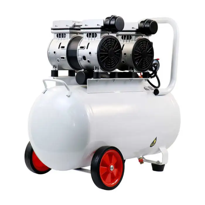 Portable 50L Tank Industrial Air Compressor 1.5HP 8bar Power  Generation Industrial Compressors