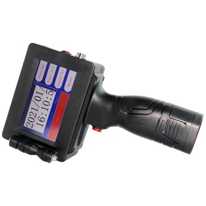 Handheld Portable Inkjet Printer Handjet Code Printer Machine for Plastic Bag Bottle