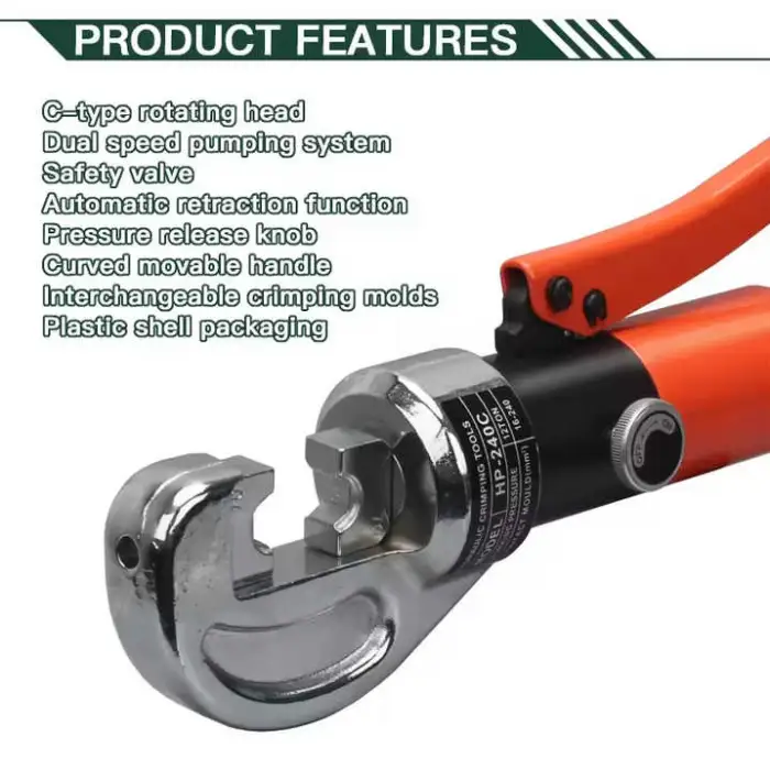 HP-240C Hand-Operated Hydraulic Cable Crimping Tool