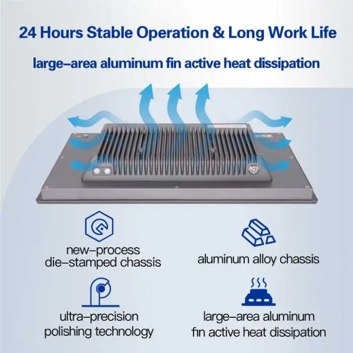 12.1 Inch Ip65 Waterproof Pc Tablet Window Linux Fanless Touchscreen Rugged Embedded All in One Pc Industrial Android Panel Pc