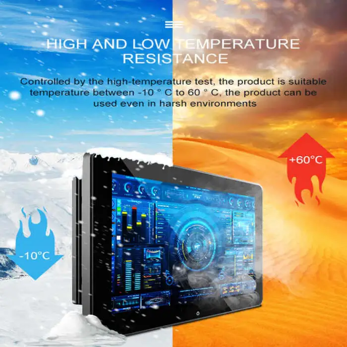 USINGWIN 10.1 Inch All Computer in One Pc Front Panel IP65 Waterproof Embedded Android Tablet