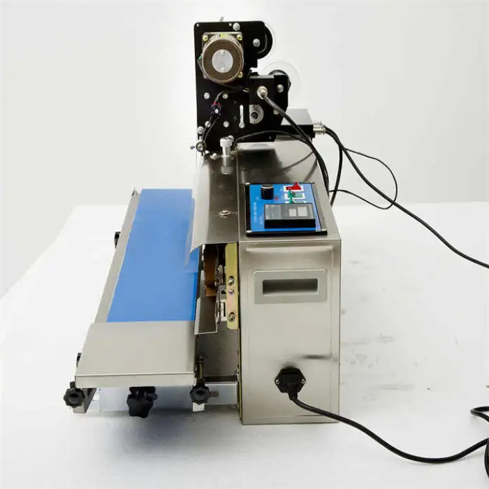 Semi Automatic Horizontal Continous Band Plastic Bag Packing Foil Sealing Machines