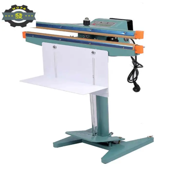 PFS-350 JIAHE Aluminum Body Food Sugar Plastic Bag Impulse Foot Pedal Portable Sealer Sealing Machine for Plastic Bag