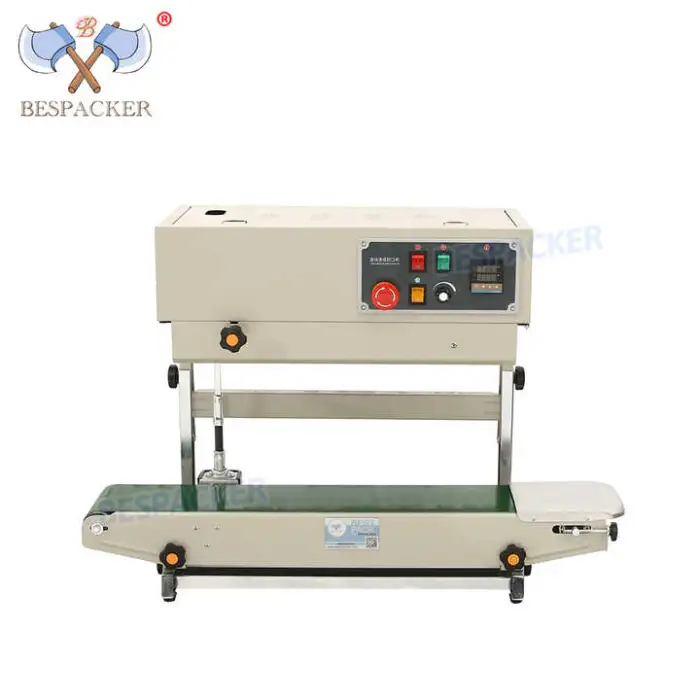 CE Certification Vertical Continuous Film Band Sealer Sealing Sealer Machine With Printing Machine