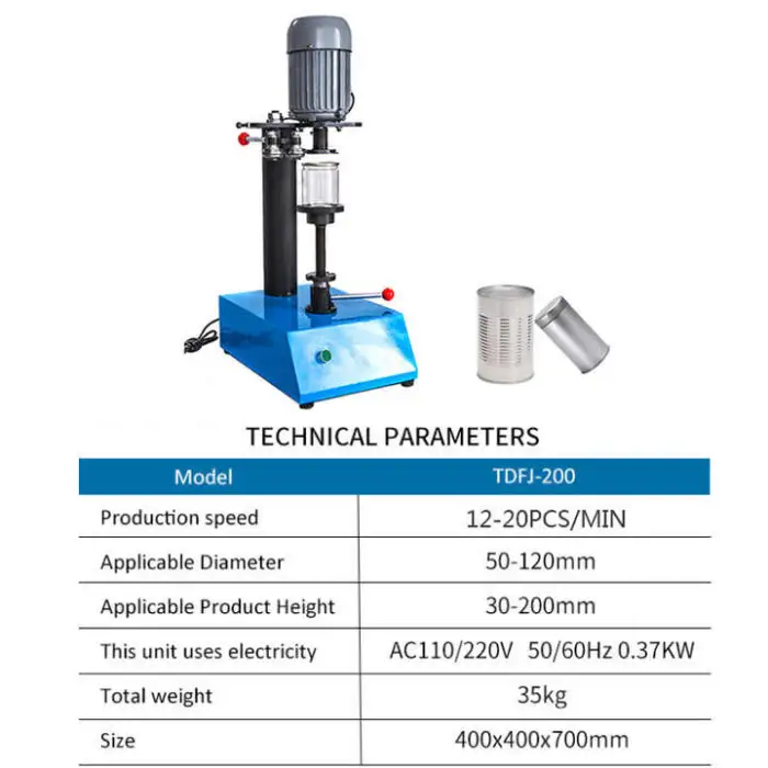 Manual Can-lid Closing Machine
