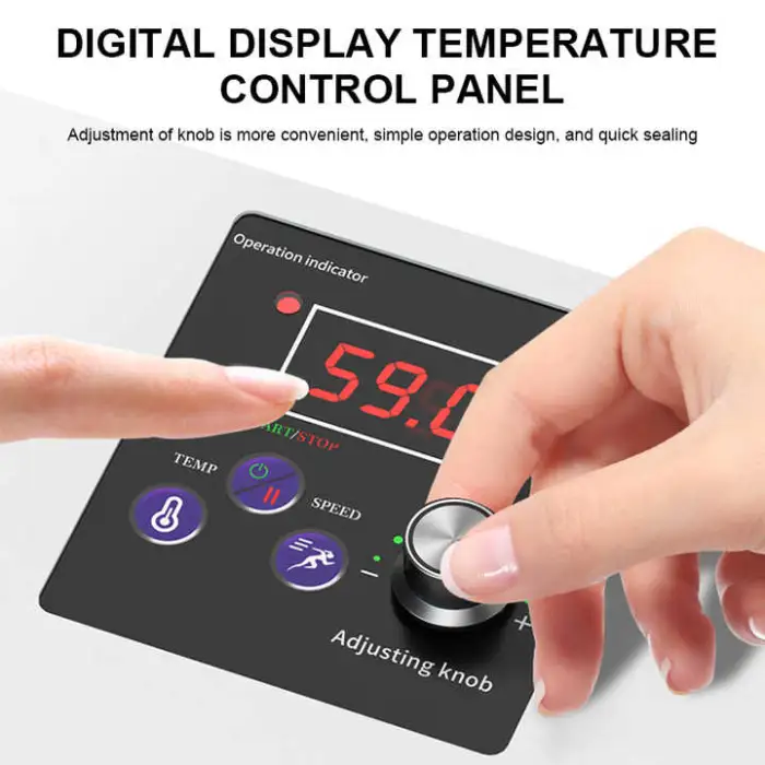 Wallepac Automatic Heat Sealer Coffee Chips Aluminum Foil Plastic Bag Horizontal Right Mini Automatic Continuous Sealing Machine