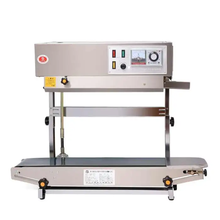 Continuous Vertical Band Sealer Machine with Steel Printing