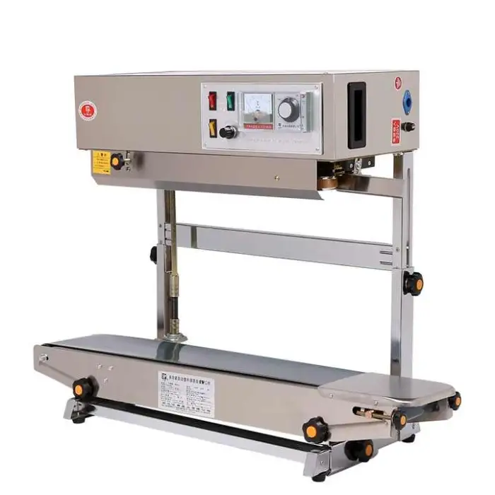 Continuous Vertical Band Sealer Machine with Steel Printing