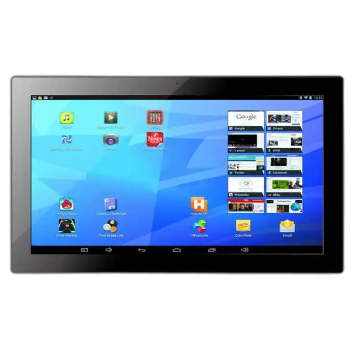 18.5 Inch Indoor Smart Android Tablets Full HD Touch Screen Tablets Pc With Bracket Advertising Display