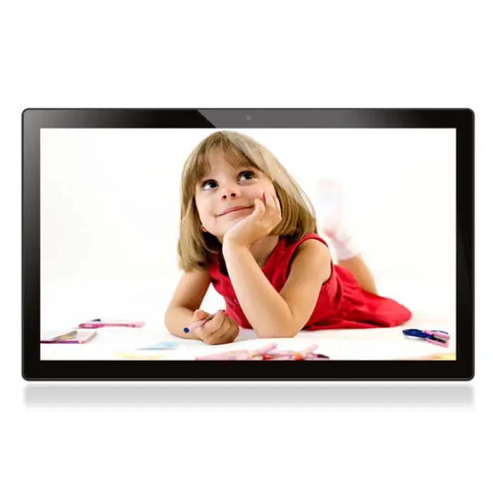 18.5 Inch Indoor Smart Android Tablets Full HD Touch Screen Tablets Pc With Bracket Advertising Display
