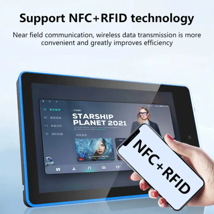 Nfc Android Oem Odm 10-inch Wall-mounted Tablet Android 11 Capacitive Touch Screen 10.1-inch Android Tablet