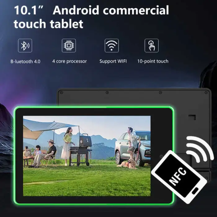 Nfc Android Oem Odm 10-inch Wall-mounted Tablet Android 11 Capacitive Touch Screen 10.1-inch Android Tablet