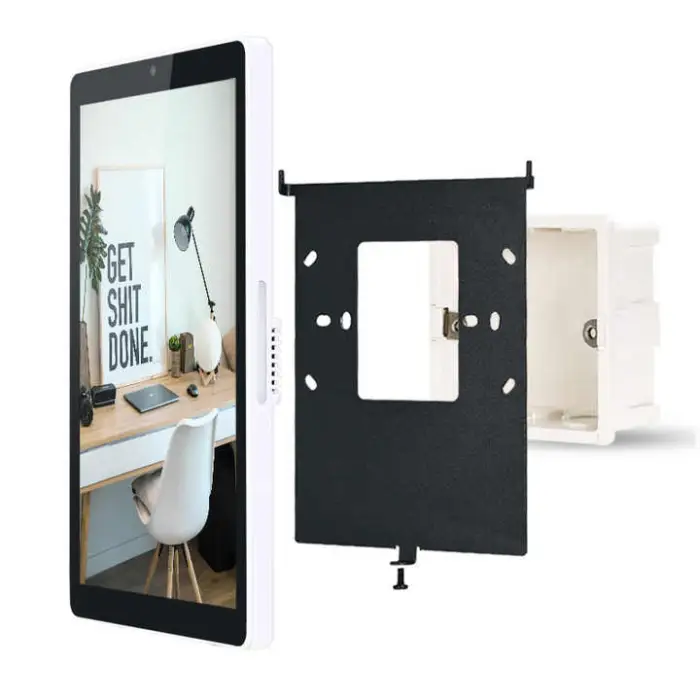 Portworld YC-SM08P Hotsale Smart Home Automation Screen 8 Inch RJ45 POE Embedded Control Touch Panel Android 13 Tablet PC