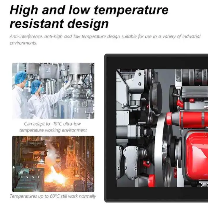 19 Inch All-in-One Industrial Android Tablet Waterproof Capacitive Pure Flat Touch Screen Embedded All in One Panel PC