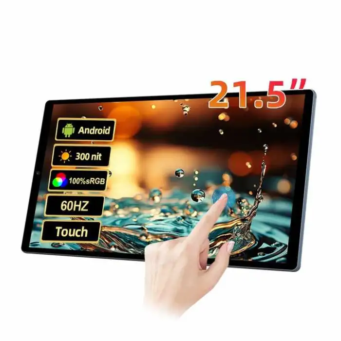Touchscreen Tablet Android 13 Portable Gaming Touch Monitor 21.5" Portable Smart Interactive Display for Retail