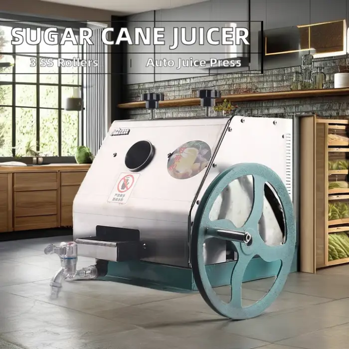 Automatic Food Grade Stainless Steel Sugar Cane Juicer  Condition Juice Extractor Machine