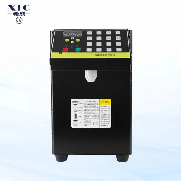 Stainless Steel Bubble Tea Coffee Syrup Fruit Juice Milkshake Dispenser Fructose Dispenser Machine