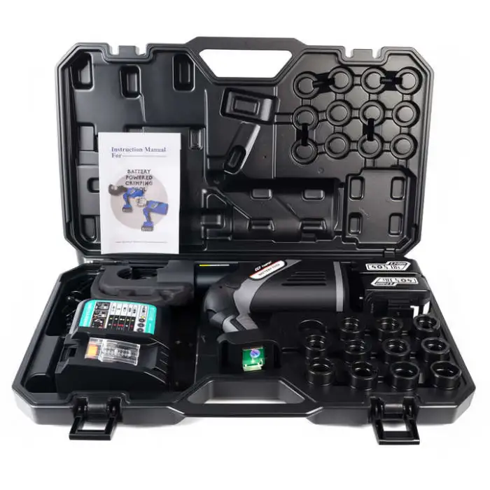 NE-400B Battery Cable Lug Hydraulic Hose Crimping Tools Battery Powered Crimper Tool Battery Crimping Tool Hydraulic