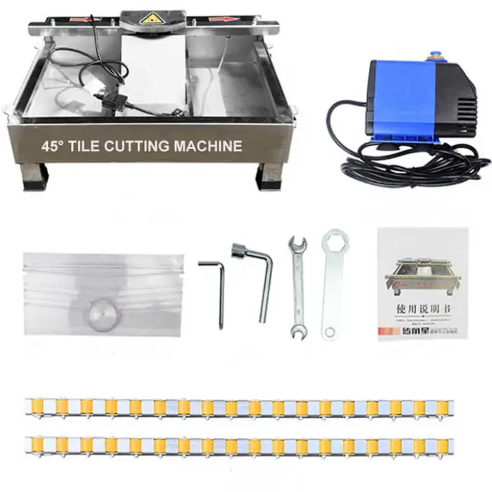 45 Degree High Precision Desktop Dust-free Small Chamfering and Edging Machine