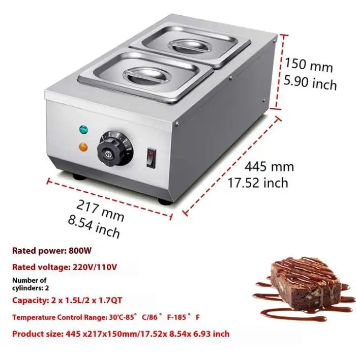 Automatic Commercial Electric Chocolate Warming Machine