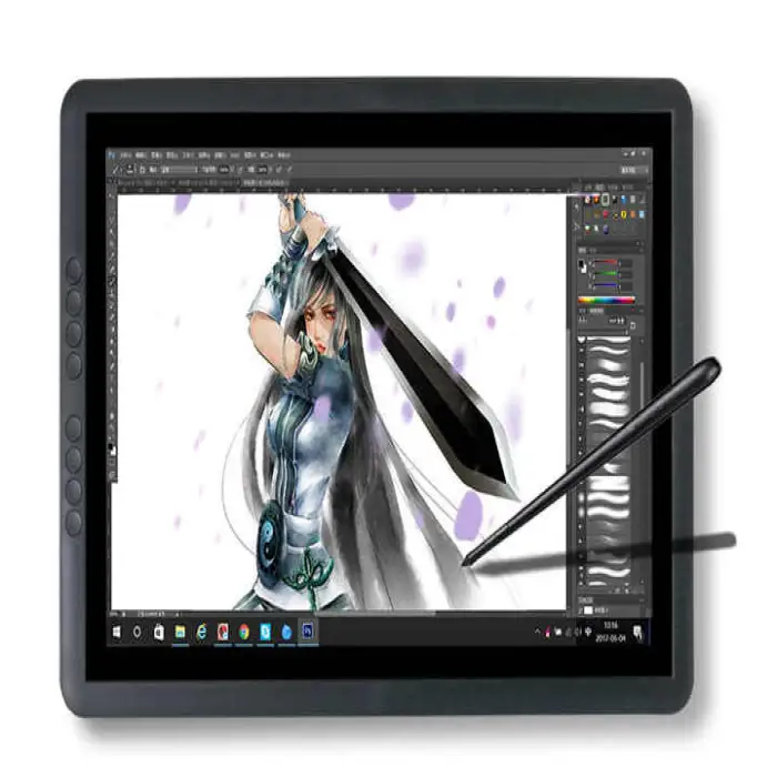 Digital Graphic Tablet Monitor 8192 Levels Passive Pen Writing Display Designer Drawing Tablet