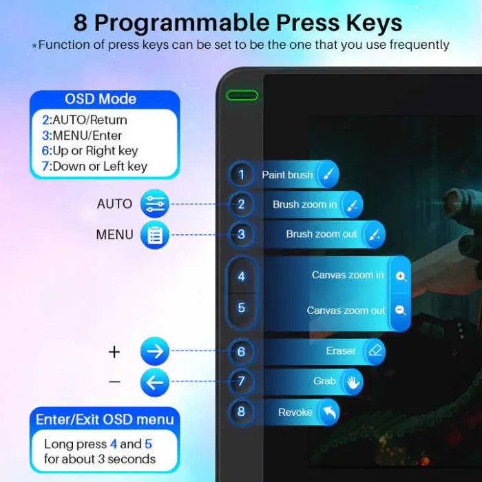 Huion Kamvas 13 Dual-purpose Designer Professional Digital Pen Drawing Graphic Tablet With Screen Monitor