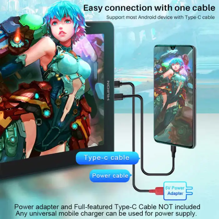 Huion Kamvas 13 Dual-purpose Designer Professional Digital Pen Drawing Graphic Tablet With Screen Monitor