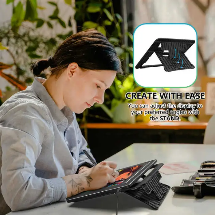 Electronic Drawing Tablet High-Resolution Digital Writing Board LCD Writing Pad for Professionals for Graphics Design