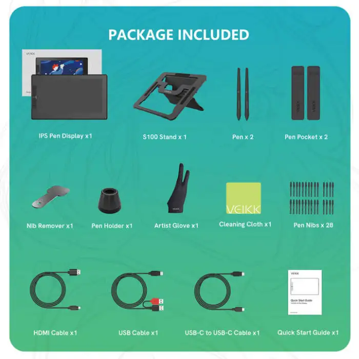 Electronic Drawing Tablet High-Resolution Digital Writing Board LCD Writing Pad for Professionals for Graphics Design