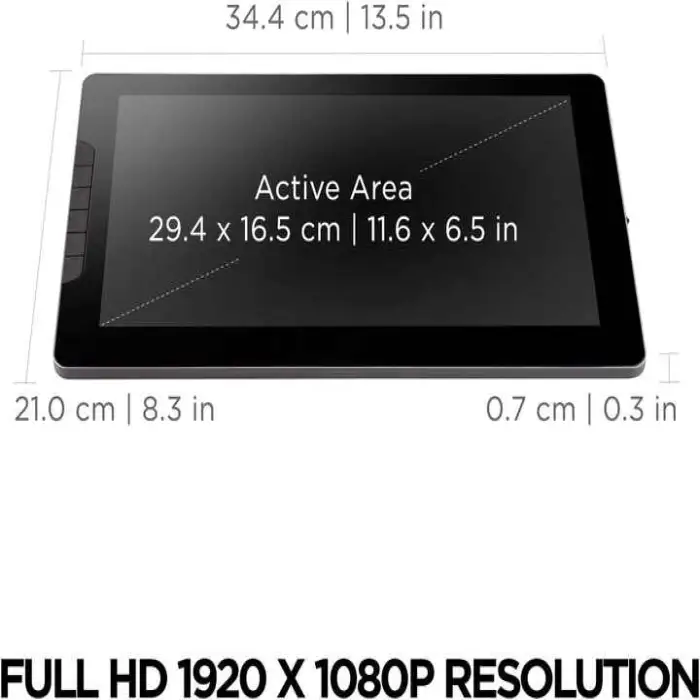 RTS View Snic 13.3inch FHD 1080p Graphic Drawing AcePen Display Tablet with Stylus for Digital Writing Design Draw