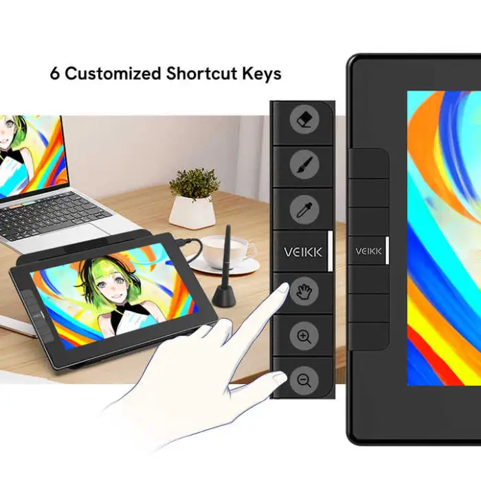 11.6 Inch Digital LCD Display Graphic Tablet Touch Pen Monitor for Artists and Designers