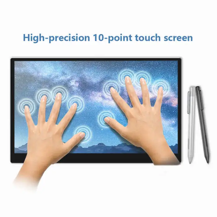 Creative 13 Pen Display 13.3 Inch Portable Graphics Monitor Drawing Tablet with Capacitive Touch Screen and MPP Tilt Stylus