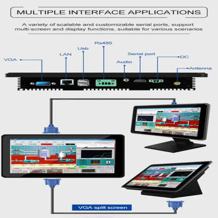 Usingwin Industrial Android Tablet 10.1 Inch Capacitive Touchscreen All in One Pc with  Motherboard