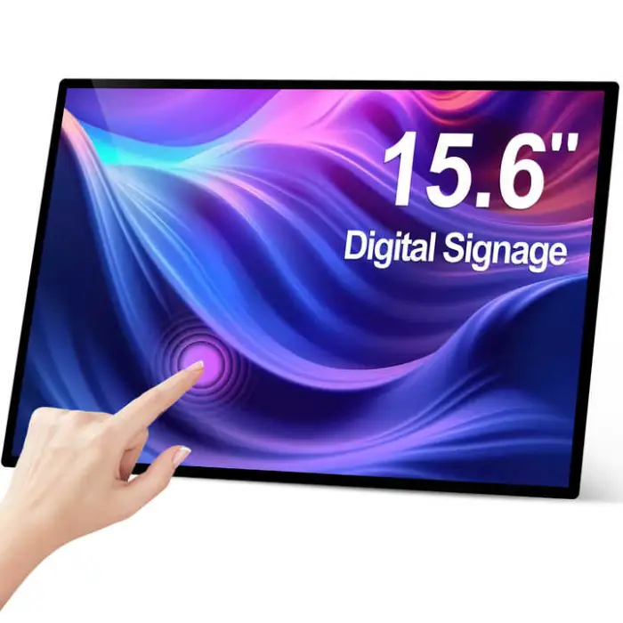 15.6 Inch Desktop PC Display Advertising Smart Touch All in One Digital Signage Tablet PC for Restaurant