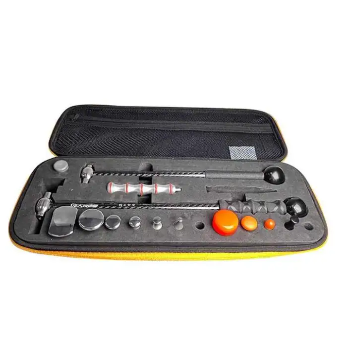 Auto Body Repair Kit Authentic for PDR Tools with Dent Removal Hammer and Dolly Set Car Body Repair Equipment